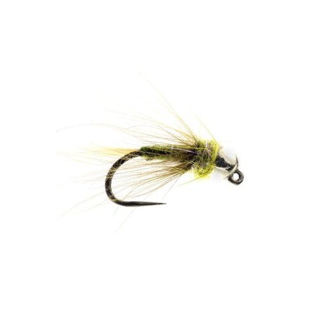 Grayling Jig Olive Cdc Tungsten Barbless - 1