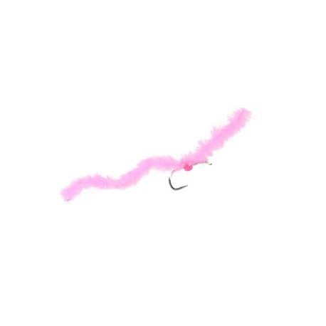 Eggstatic Worm Shrimp Pink Barbless - 1