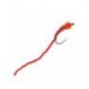 Barbless Holo Flexi Worm Bug  Red - 1