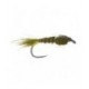 Gold Ribbed Hares Ear Olive Barbless (Weighted) - 1