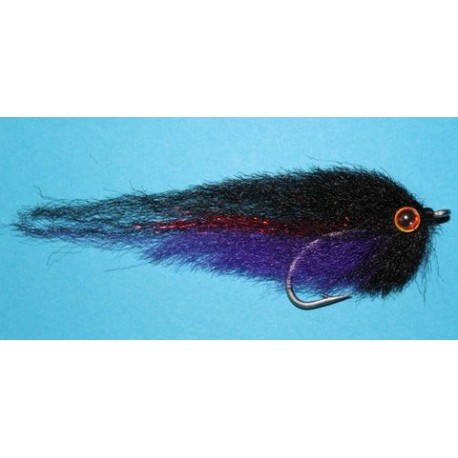 Tarpon Streamer Black and Purple - 1