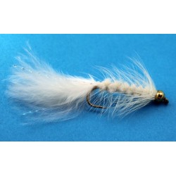 Bead Head Woolly Bugger White - 1