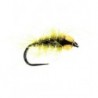 Olive Hares Ear Tungsten Nymph Barbless