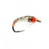 Orange Pearl Tungsten Nymph Barbless