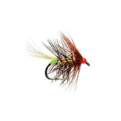 Pearly Kate Hackled Wet Fly