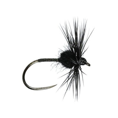 Black Spider Dry Barbless