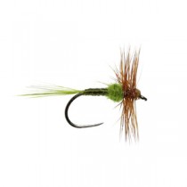 Hatching Olive Hackled Dry