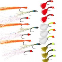 Barbless Stalkers & Bugs Boxed Selection