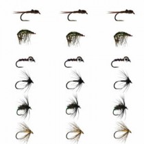 Derbyshire Wye Fly Selection Box 3 Wets & Nymphs
