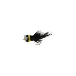 Deer Hair Bass Bug Black Yellow