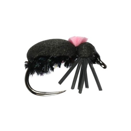 Black Foam Beetle Barbless - 1