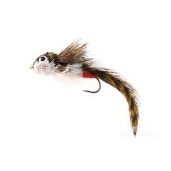 Sculpin Deer Hair Olive Red Butt - 1