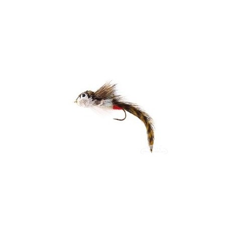 Sculpin Deer Hair Olive Red Butt - 1