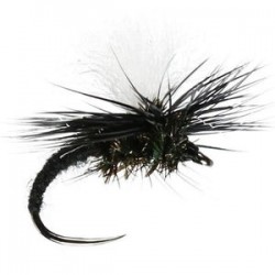 Black Midge Klinkhammer Barbless