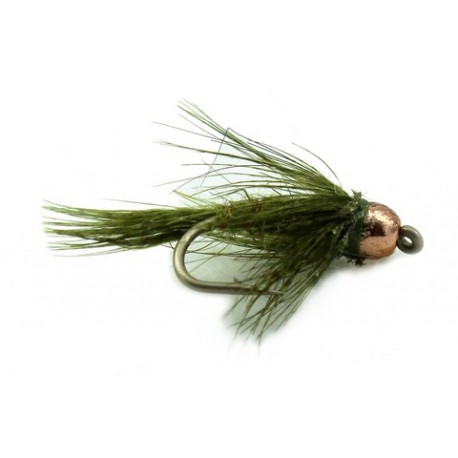 Bird's Nest Bead Head Olive - 1